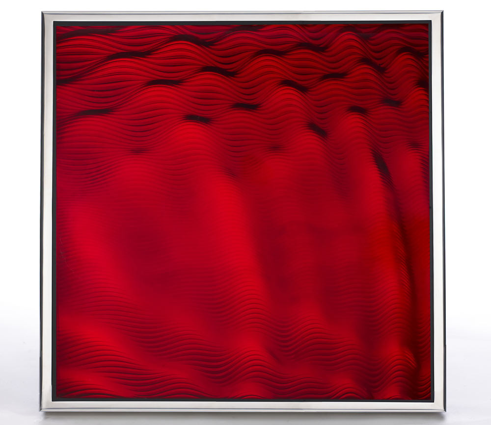 Untitled diptych (red wave) right